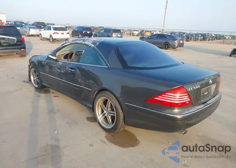 2003 Mercedes-Benz Cl 500 z USA, uszkodzony, nr VIN WDBPJ75J03A037603